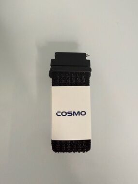 COSMO Black Nylon Strap with Velcro closure watch band.
